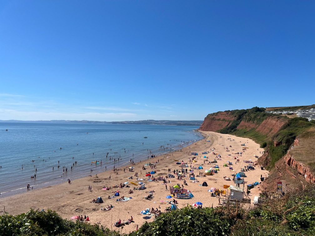 Devon Cliffs beach Sandy Bay